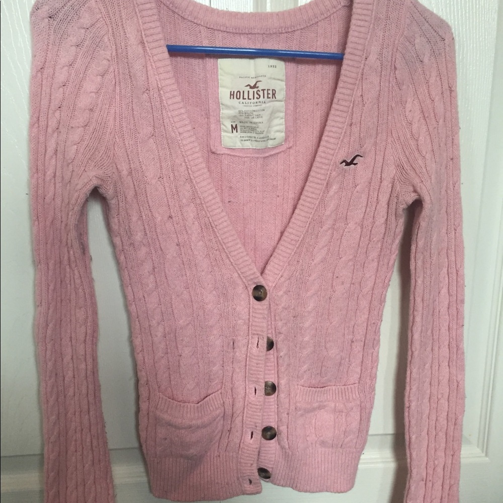 Pink Hollister sweater
